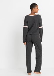 Pyjama mit verkürztem Langarmshirt, bpc bonprix collection
