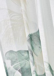 Vorhang mit Blätter Druck (1er Pack), bonprix