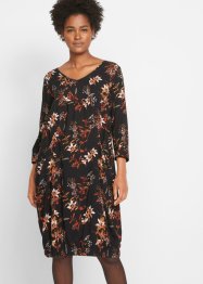 Viskose-Kleid mit Taschen in O-Form, kniebedeckend, bpc bonprix collection