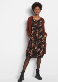 Viskose-Kleid mit Taschen in O-Form, kniebedeckend, bpc bonprix collection