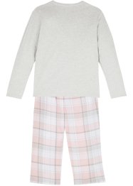 Mädchen Pyjama mit Flanellhose (2-tlg. Set), bpc bonprix collection