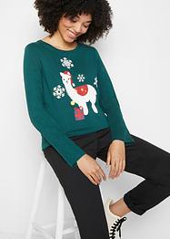Weihnachts-Langarmshirt, bpc bonprix collection