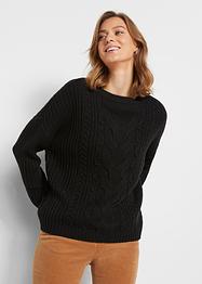 Pullover mit Zopfmuster, bpc bonprix collection