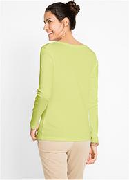 Baumwoll-Langarmshirt mit Rundhalsausschnitt, bpc bonprix collection