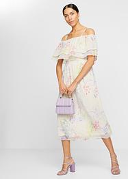 Off-Shoulder-Kleid aus Chiffon, bpc selection