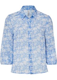 Bluse aus Chiffon mit recyceltem Polyester, RAINBOW