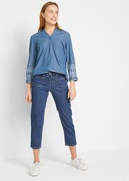 7/8-Stretch-Jeans mit Bio-Baumwolle, Slim, John Baner JEANSWEAR