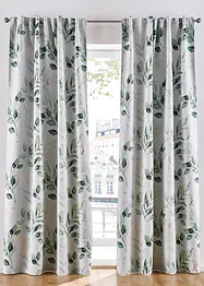 Abdunkelnder Vorhang mit floralem Glanz Druck (1er Pack), bonprix