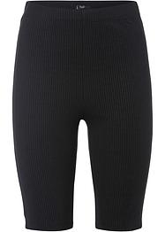 Bequeme High-Waist-Radler aus Rippjersey, bpc bonprix collection