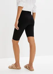 High-Waist-Radler aus Rippjersey, bonprix