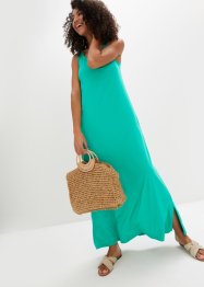 Maxi-Jersey-Kleid mit Seitentaschen und Seitenschlitzen, aus Baumwoll- Viskose Mischung, bpc bonprix collection