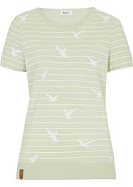 Stretch-Shirt mit Rippbündchen, bpc bonprix collection