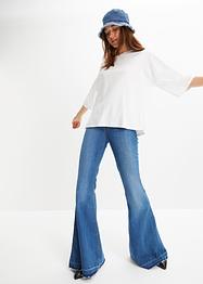 Baumwoll- Oversize-Shirt, halbarm, bpc bonprix collection