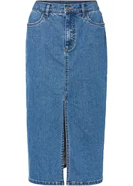 Langer Jeansrock mit Schlitz aus Positive Denim #1 Fabric, bonprix