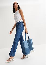 Bootcut Jeans Mid Waist, Stretch, John Baner JEANSWEAR