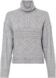 Strickpullover mit Zopfmuster, RAINBOW