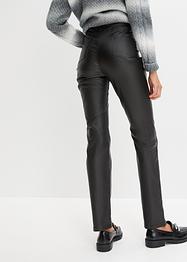 Lederimitat-Hose mit schrägem Bund, RAINBOW