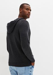 Strickjacke mit Zopfmuster, John Baner JEANSWEAR