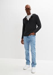 Strickjacke mit Zopfmuster, John Baner JEANSWEAR