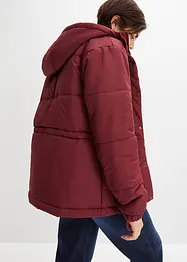 Verkürzte Steppjacke mit Kapuze und Taillenregulierung, bonprix