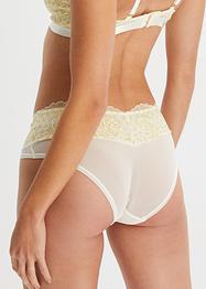 Panty mit Lurex Spitze (3er Pack), BODYFLIRT
