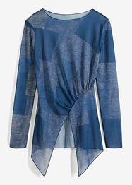 Asymmetrisches Mesh-Shirt, RAINBOW