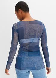 Asymmetrisches Mesh-Shirt, RAINBOW