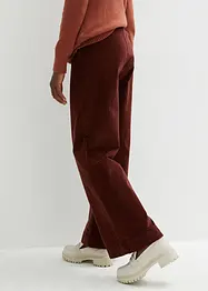 Weite Stretch-Cordhose, High-Waist, bonprix