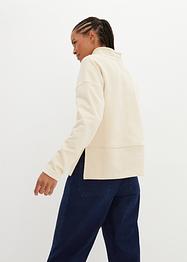 Sweatshirt mit Stehkragen aus Bio - Baumwolle, bpc bonprix collection