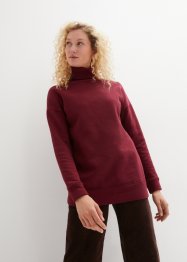 Sweatshirt mit Rollkragen aus Bio - Baumwolle, bpc bonprix collection