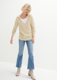 Stretch-Jeans aus Bio-Baumwolle, Flared, John Baner JEANSWEAR