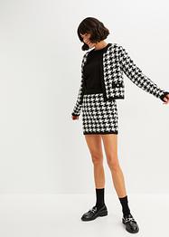 Minirock aus Jacquard, BODYFLIRT