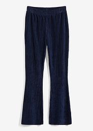 Ausgestellte Shirthose aus Samt, RAINBOW