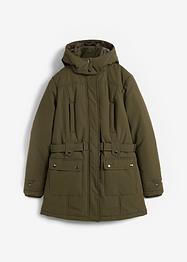 Winterjacke mit Fellimitat-Kapuze, John Baner JEANSWEAR