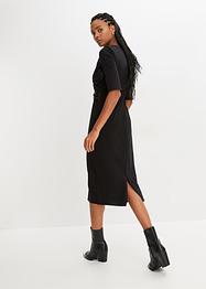 Kleid mit Satin-Einsatz, RAINBOW