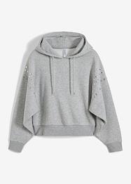 Oversize Sweatshirt mit Nieten, RAINBOW