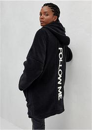 Oversize Teddy-Jacke, RAINBOW