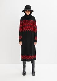 Midi-Strickkleid mit Norwegermuster, bpc bonprix collection
