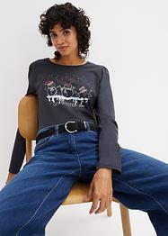 Langarmshirt mit Weihnachtsmotiv, BODYFLIRT