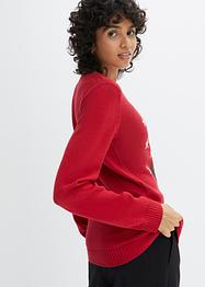 Strickpullover mit Weihnachtsmotiv, bpc bonprix collection