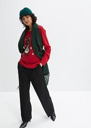 Strickpullover mit Weihnachtsmotiv, bpc bonprix collection