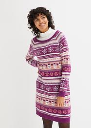 Strickkleid mit weihnachtlichem Muster, bpc bonprix collection