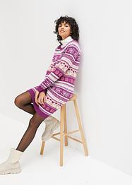Strickkleid mit weihnachtlichem Muster, bpc bonprix collection