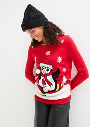 Pullover mit Weihnachtsmotiv, bpc bonprix collection