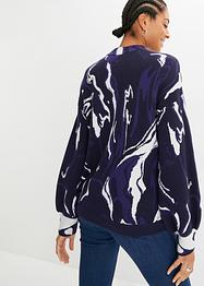 Jacquard-Pullover, Ballon-Ärmel, BODYFLIRT boutique