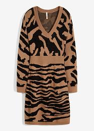 Jacquard Strick-Kleid, BODYFLIRT boutique
