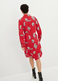Satin Hemdblusenkleid, bpc selection