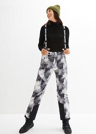 Ski Thermo-Funktionshose mit abnehmbaren Trägern, wasserdicht, Straight, bpc bonprix collection