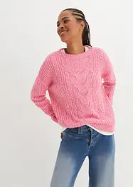 Pullover mit Zopfmuster, bonprix