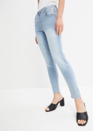 Slim Jeans Mid Waist, cropped, John Baner JEANSWEAR